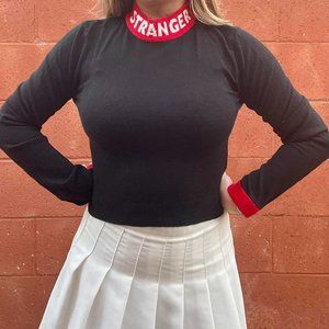 Black Long Sleeved Turtleneck Shirt